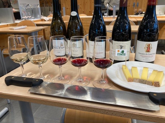 Masterclass : Juraflore Comté cheese & Châteauneuf-du-Pape