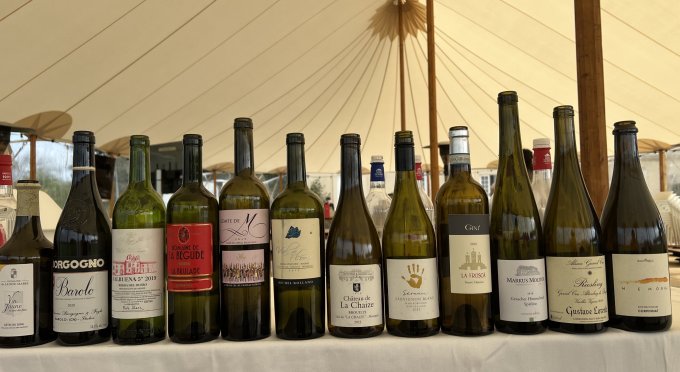 Bottles of wine tasted in october 2024 for wtc